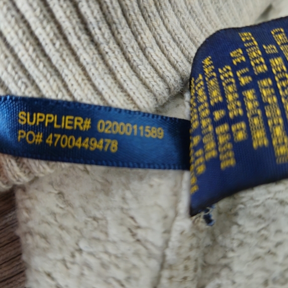 Polo Ralph Lauren Heathered Grey Turtleneck Sweater Size M - Picture 5 of 7